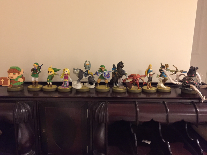 You’ll notice that my Legend of Zelda amiibo collection is incomplete, lacking both the Twilight Princess and Majora’s Mask Link amiibo. I know; I’m a fake fan.